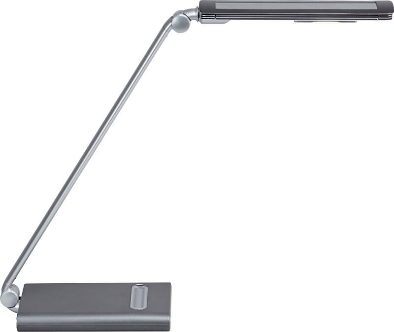 Maul MAULpure Schreibtischlampe LED (dimmbar) Silber Steckdose 130 x 265 x 465 mm