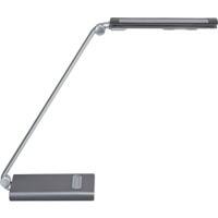 Maul MAULpure Schreibtischlampe LED (dimmbar) Silber Steckdose 130 x 265 x 465 mm