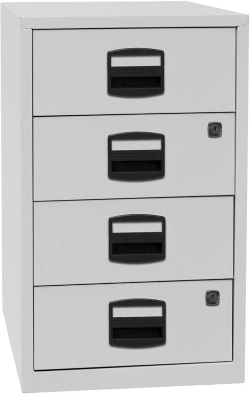 Bisley Home Beistellschrank PFA Home Lichtgrau 413 x 400 x 672 mm