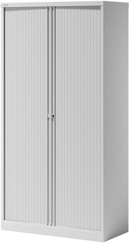 Bisley Rollladenschrank Essentials Verkehrsweiß 1.000 x 470 x 1.985 mm