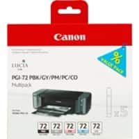 Canon PGI-72P Original Tintenpatrone Foto Schwarz, Foto Cyan, Foto Magenta, Grau Multipack 5 Stück