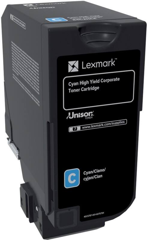 Lexmark Original Tonerkartusche 84C2HCE Cyan
