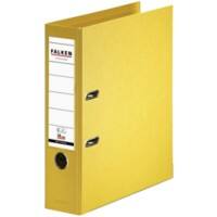 Falken Chromocolor Ordner DIN A4 80 mm Gelb 2 Ringe PP (Polypropylen)