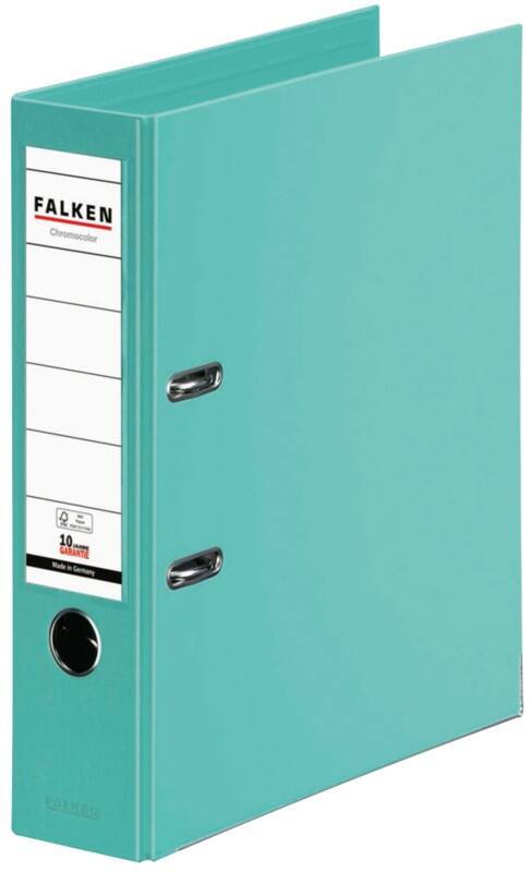 Falken Chromocolor Breit Ordner A4 80 mm Minze 2 Ringe 11285582 Kunststoff