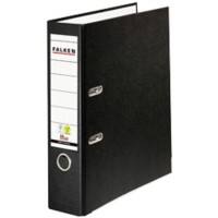 Falken Color Ordner A4 80 mm Schwarz 2 Ringe PP-Color Pappkarton
