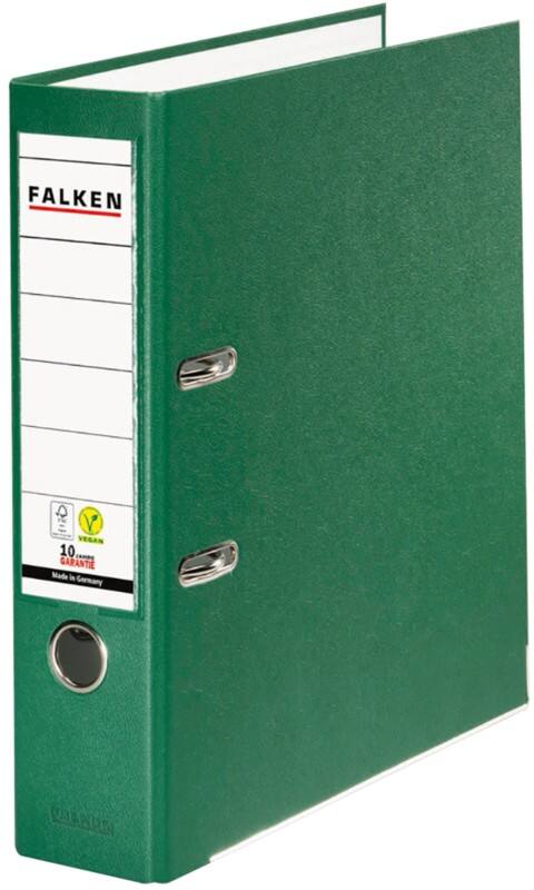 Falken PP-Color Ordner Breit A4 80 mm Grün 2 Ringe Kunststoff