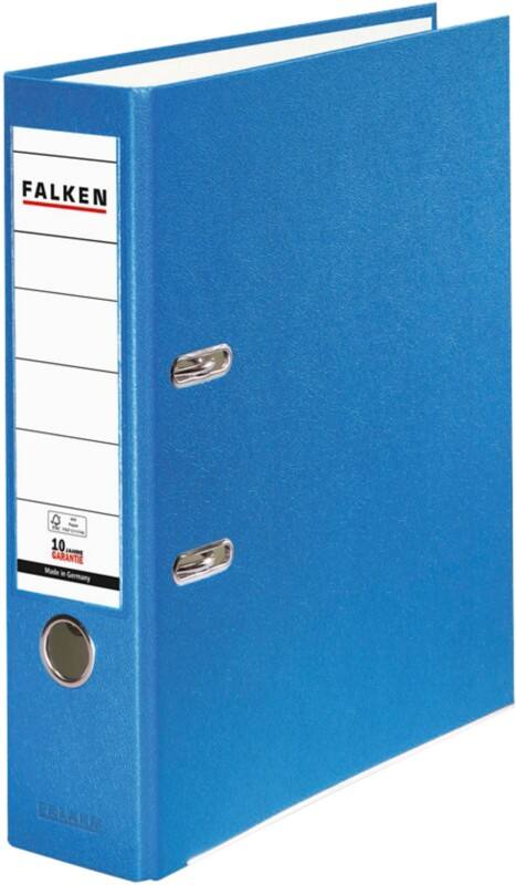 Falken PP-Color Ordner Breit A4 80 mm Aquablau 2 Ringe Kunststoff