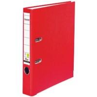 Falken Color Ordner A4 50 mm Rot 2 Ringe PP-Color Pappkarton