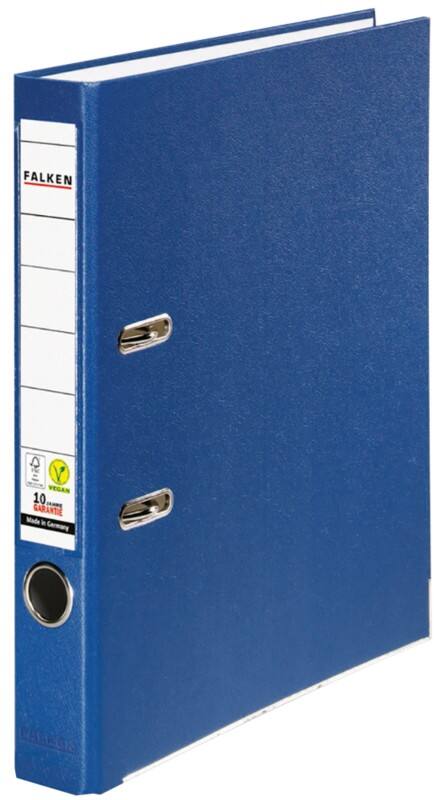 Falken PP-Color Ordner Schmal A4 50 mm Blau 2 Ringe Kunststoff
