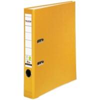 Falken Color Ordner A4 50 mm Gelb 2 Ringe PP-Color Pappkarton