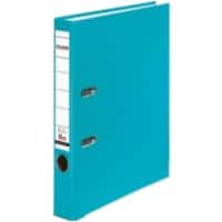 Falken PP-Color Ordner A4 50 mm Türkis 2 Ringe PP-Color Pappkarton