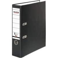 Falken Ordner DIN A4 80 mm Schwarz 2 Ringe Pappe