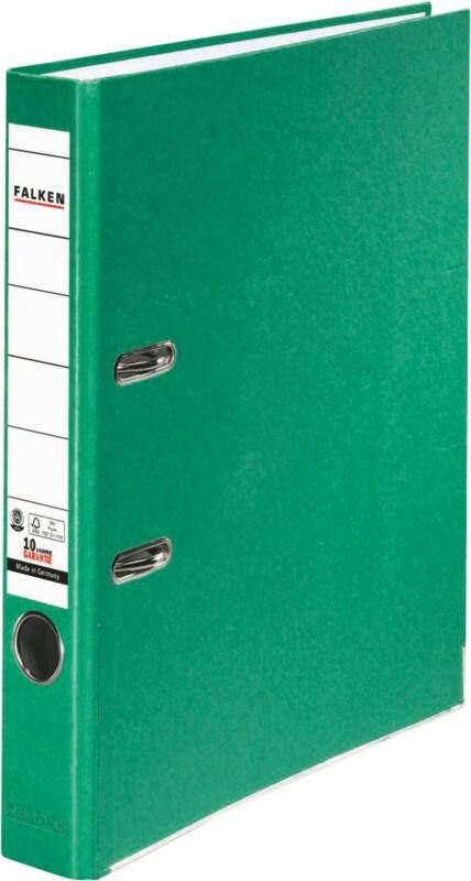 Falken Ordner Schmal A4 50 mm Grün 2 Ringe 11286325 Kunststoff