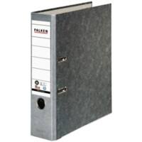 Falken Ordner A4 80 mm Grau 2 Ringe S80 Pappkarton Wolkenmarmor