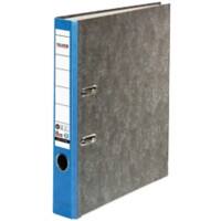 Falken Ordner A4 50 mm Blau 2 Ringe S80 Pappkarton Wolkenmarmor