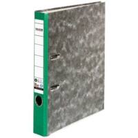 Falken Ordner A4 50 mm Grün 2 Ringe S80 Pappkarton Wolkenmarmor