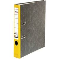 Falken Ordner A4 50 mm Gelb 2 Ringe S80 Pappkarton Wolkenmarmor