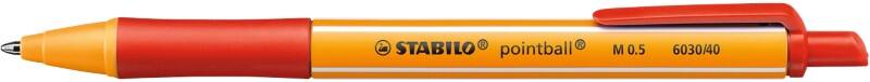 STABILO pointball Kugelschreiber 0.5 mm Rot