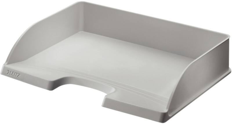 Leitz Plus Briefablage 5218 Quer DIN A4 Grau 36,3 x 27,3 x 7 cm