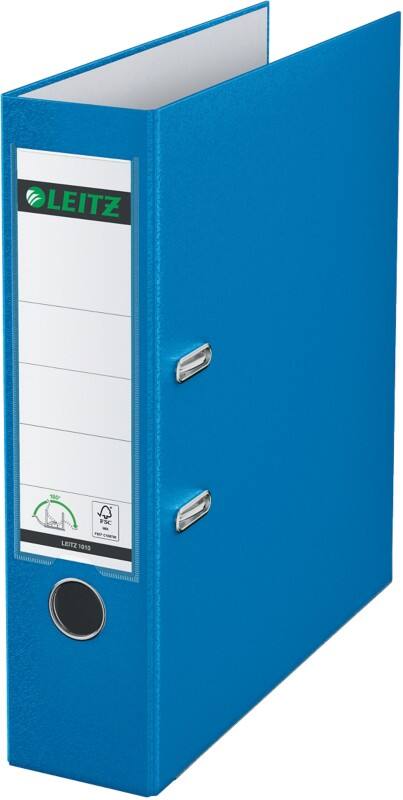 Leitz 180° Breit Ordner A4 82 mm Hellblau 2 Ringe 1010 Kunststoff Hochformat