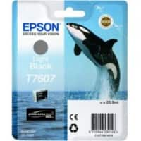 Epson T7607 Original Tintenpatrone C13T76074010 Hellschwarz