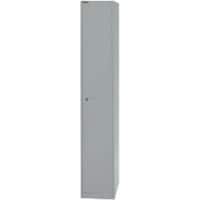 Bisley Garderobenschrank Office Silber 305 x 457 x 1.802 mm