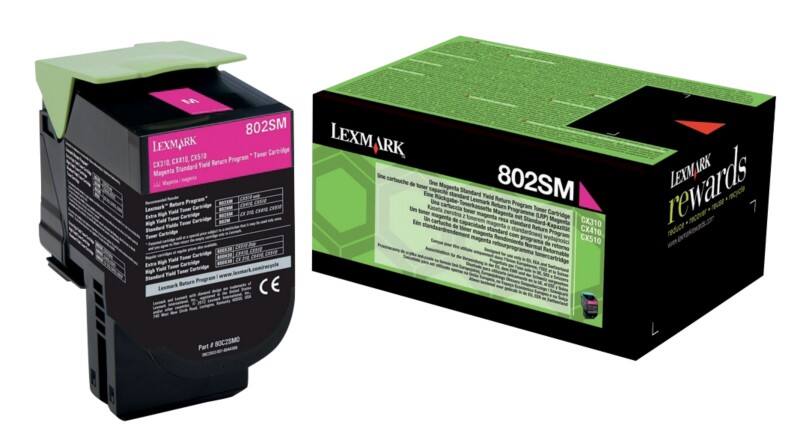 Lexmark Original Tonerkartusche 80C2SM0 Magenta