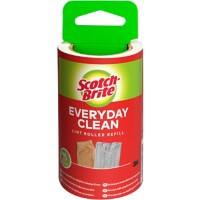 Scotch-Brite Ersatz-Fusselrolle 7 x 9 cm Weiß 56 Blatt