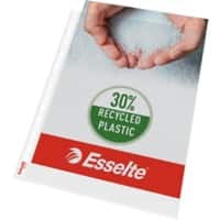 Esselte Prospekthüllen DIN A4 Texturiert Transparent 70 Mikron PP (Polypropylen) Öffnung Oben 11 Löcher 237520T 100 Stück
