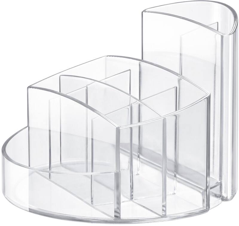 HAN RONDO Stifthalter 17460-23 PP (Polypropylen) Transparent 140 mm (B) x 140 mm (T) x 109 mm (H)