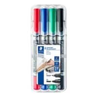 STAEDTLER Permanentmarker 348 Färbig sortiert 4 Stück