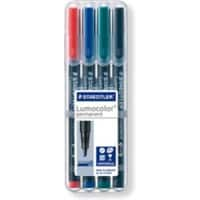 STAEDTLER 341 Whiteboard-Marker Farbig sortiert Rundspitze 4 Stück