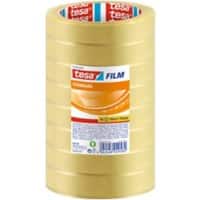 tesa Klebeband tesafilm Standard 57208 Transparent 19 mm (B) x 66 m (L) PP (Polypropylen) 8 Rollen