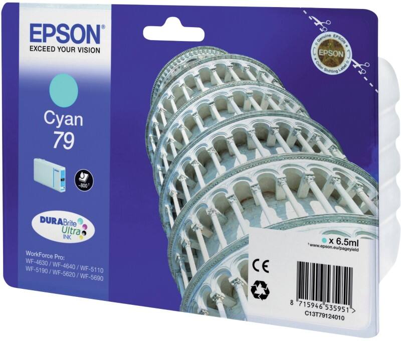 Epson 79 Original Tintenpatrone C13T79124010 Cyan