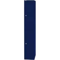 Bisley Metall Schließfach 2 Türen Schlüssel 305 x 457 x 1.802 mm Oxfordblau