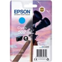 Epson 502 Original Tintenpatrone C13T02V24010 Cyan