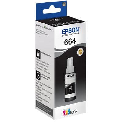 Epson 664 Original Nachfülltinte C13T664140 Schwarz