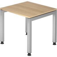 Hammerbacher Höhenverstellbarer Schreibtisch J Serie Eiche 800 x 680 mm