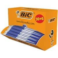 BIC Atlantis Classic Kugelschreiber Blau Mittel 0.32 mm Nachfüllbar 36 Stück