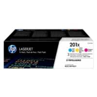HP 201X Original Tonerkartusche CF253XM Cyan, Magenta, Gelb 3 Stück