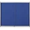 Bi-Office Exhibit Indoor Abschließbarer Schaukasten Non-Magnetisch 8 x A4 96,7 (B) x 70,6 (H) cm Blau