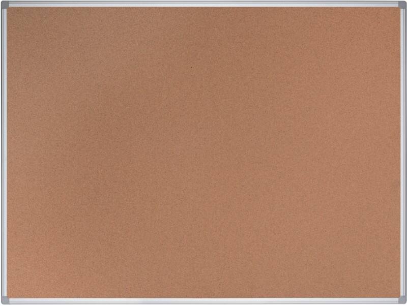Bi-Office Earth Pinnwand Nicht magnetisch Wandmontage Kork 45 (B) x 1,2 (T) x 60 (H) cm Aluminium Braun