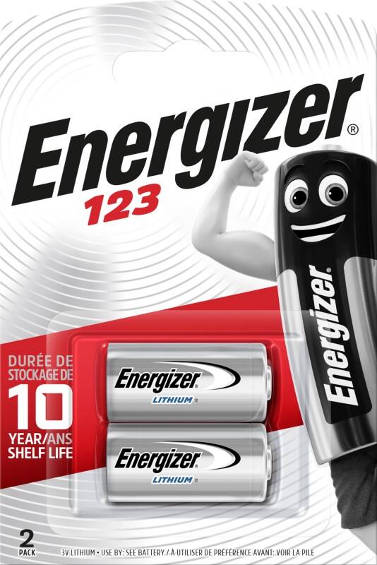 Energizer Batterien Photo 123 CR17345 3 V Lithium 2 Stück