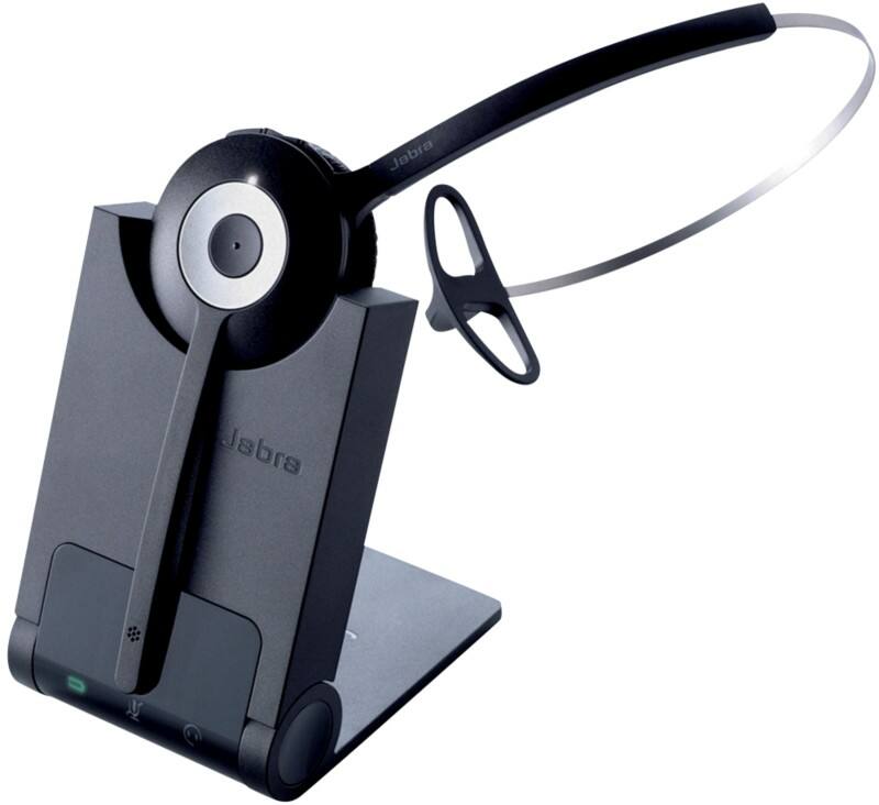 Jabra Kabelgebundenes/Kabelloses Headset PRO 920 Kopfbügel Monaural RJ-9 And DECT Connectable mit Mikrofon