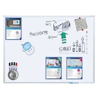 FRANKEN X-tra!Line Whiteboard SC3104 Wandmontiert Magnetisch Lackierter Stahl 200 x 100 cm