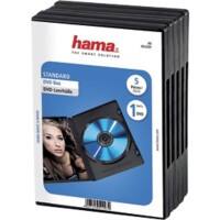 Hama DVD-Hüllen Polypropylen Schwarz 5 Stück
