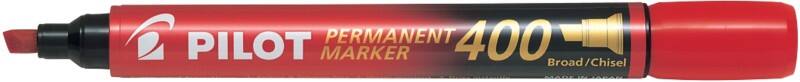 Pilot Super Grip 400 Permanentmarker  Breit Keilspitze 1,5 - 4 mm Rot