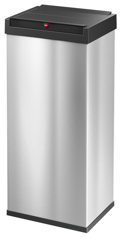 Hailo Big-Box Swing XL Papierkorb 52 L Silber Edelstahl