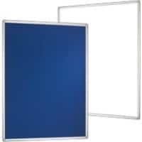 Franken Whiteboard Magnetisch Wandmontage 150 (B) x 120 (H) cm Aluminium Blau, Weiß