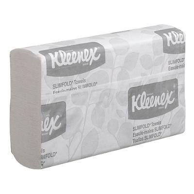 Kleenex Falthandtücher Slimfold 1-lagig Z-falz Weiß 8 Stück à 90 Blatt